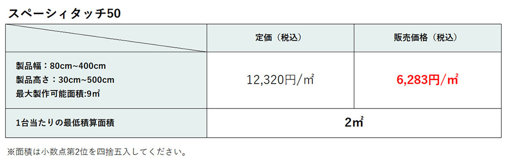 アルミブラインド TOSO コントラクトタイプ スペーシィタッチ50 ワン