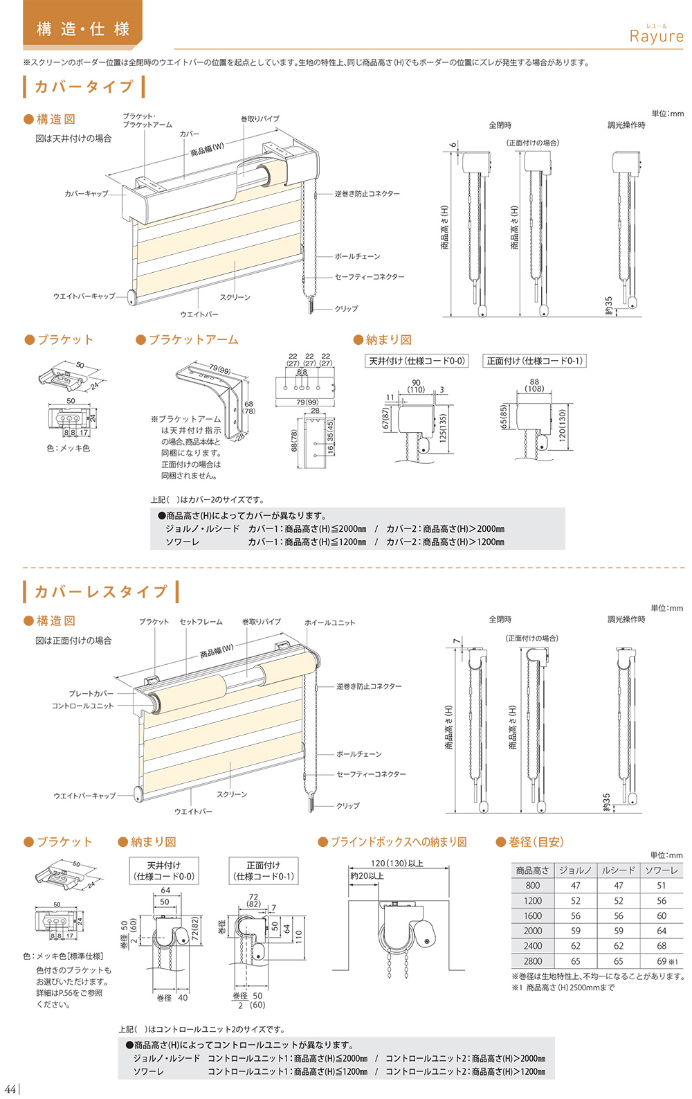 調光ロールスクリーン ニチベイ レユール ルシード カバータイプ (1台