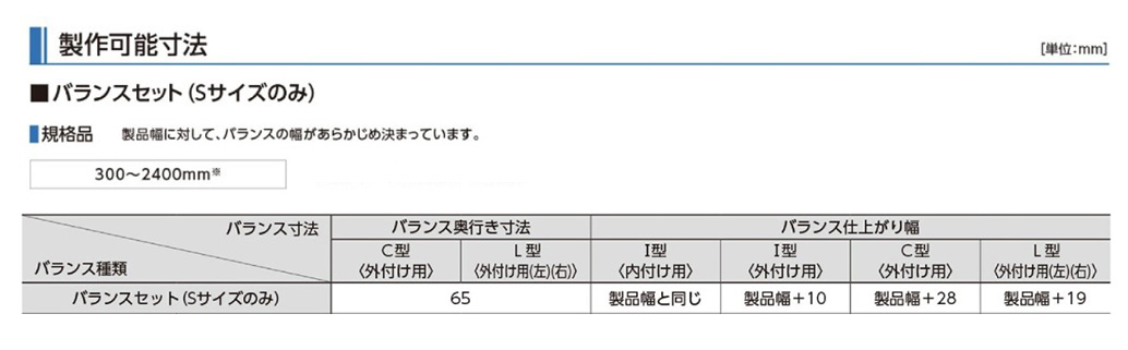 仕上がり寸法