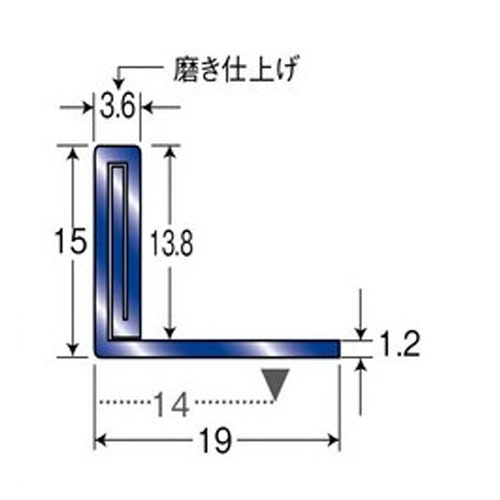 金物 20-659 アシスト フロアージョイナー ステンレス製 穴有り（定尺