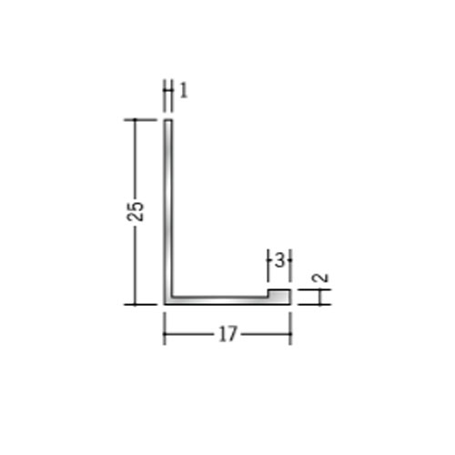 金物 52129 創建 アルミ 見切縁 アルミ 壁付け型見切縁 アルミLSC-13