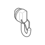 toso-picturerail-option-cap-t-tc-hook-30H-white