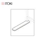 itoki-option-knotwork-ladderpartition-safetyleg-flla-ps