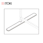 itoki-option-knotwork-ladderpartition-safetyleg-flla-pb