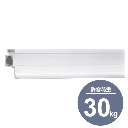 toso-picturerail-t-4n-separate-production-rail-white-no-crewholes