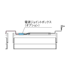 nichibei-rollscreen-hanari-electromotion-type-option-joint-box