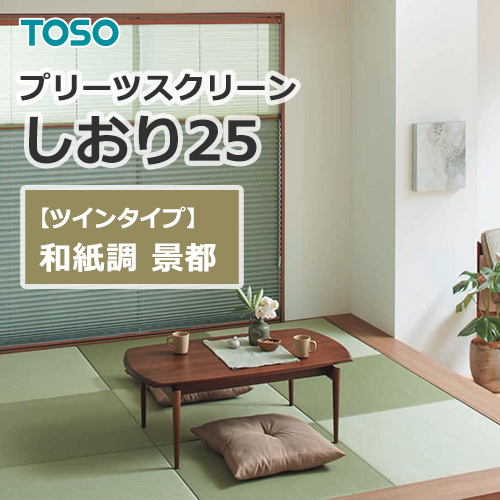 toso_pleated_screen_japanese_twin_TP8066