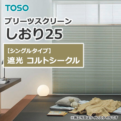 toso_pleated_screen_syakou_single_TP8095