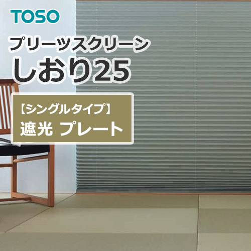 toso_pleated_screen_syakou_single_TP8110