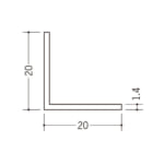 soken-aluminum-angle-55091