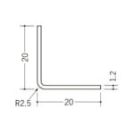 soken-aluminum-angle-55094