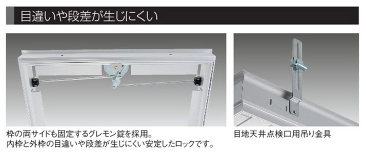 SPG(サヌキ):天井点検口 グレモン式 シルバー 型式:LM302(P) - 配管工具